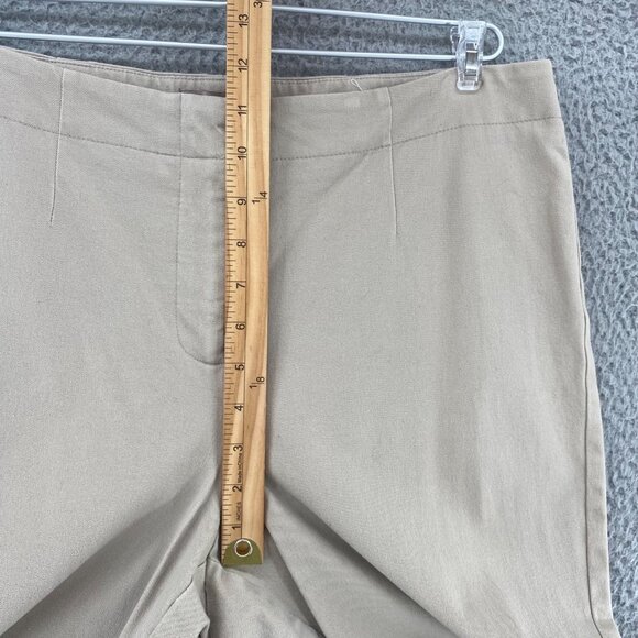Chicos Pants Womens 2 US 12 Beige Fabulously Slimming Twill Stretch Skinny Leg - Picture 9 of 12